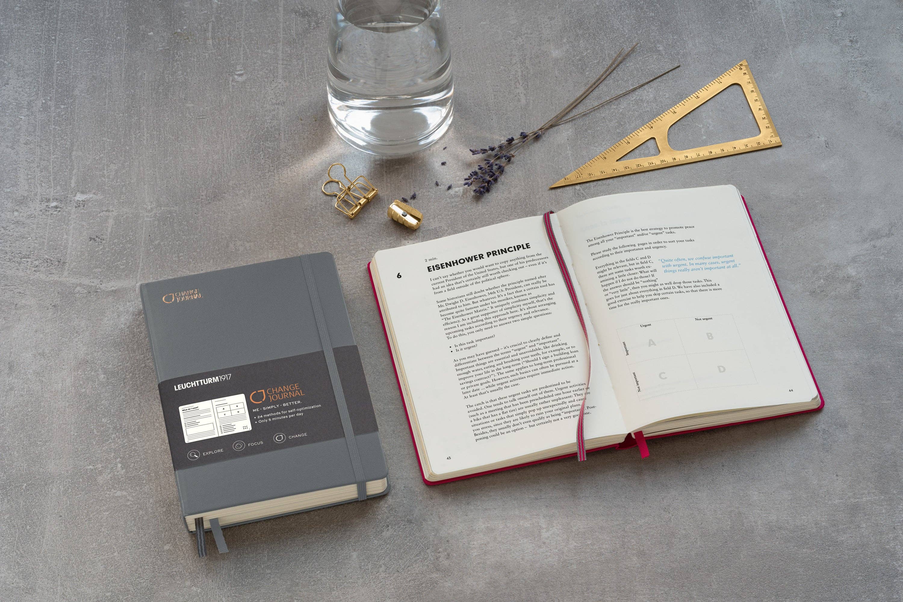 CHANGE JOURNAL - Wholesale Journal/Diary - CHANGE JOURNAL, Leuchtturm1917 Edition - English - Anthracite / Berry / Sage6