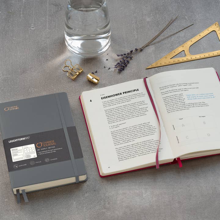 CHANGE JOURNAL - Venta al por mayor Diario/agenda - CHANGE JOURNAL, edición Leuchtturm1917 - inglés - Antracita / Berry / Sage6