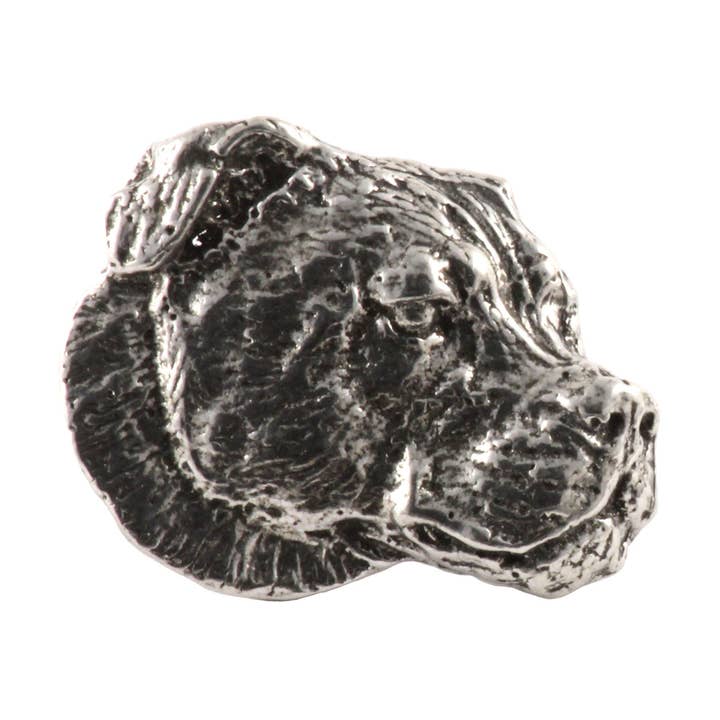 Pin de solapa o imán de peltre de perro Pit Bull D138 para venta al por mayor de Creative Pewter Designs