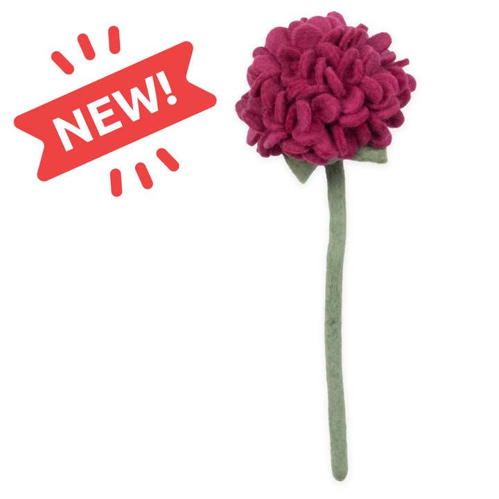 Felt Hydrangea Flower for wholesale by Global Goods Partners