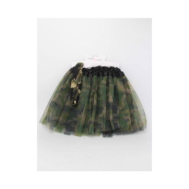 Inca UK – wholesale Tutu – Child – Child Size Camouflage Tutu And Matching Bandeau Set3