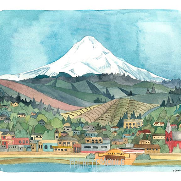 8 x 10" Druck - The Dalles für den Großhandel von michele maule