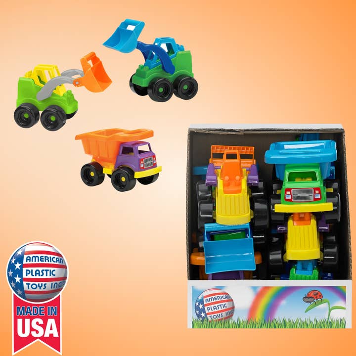 American Plastic Toys - Wholesale Toy car/truck – Child - Li'l Chubby Construction Vehicle Assortment Toy for Kids1