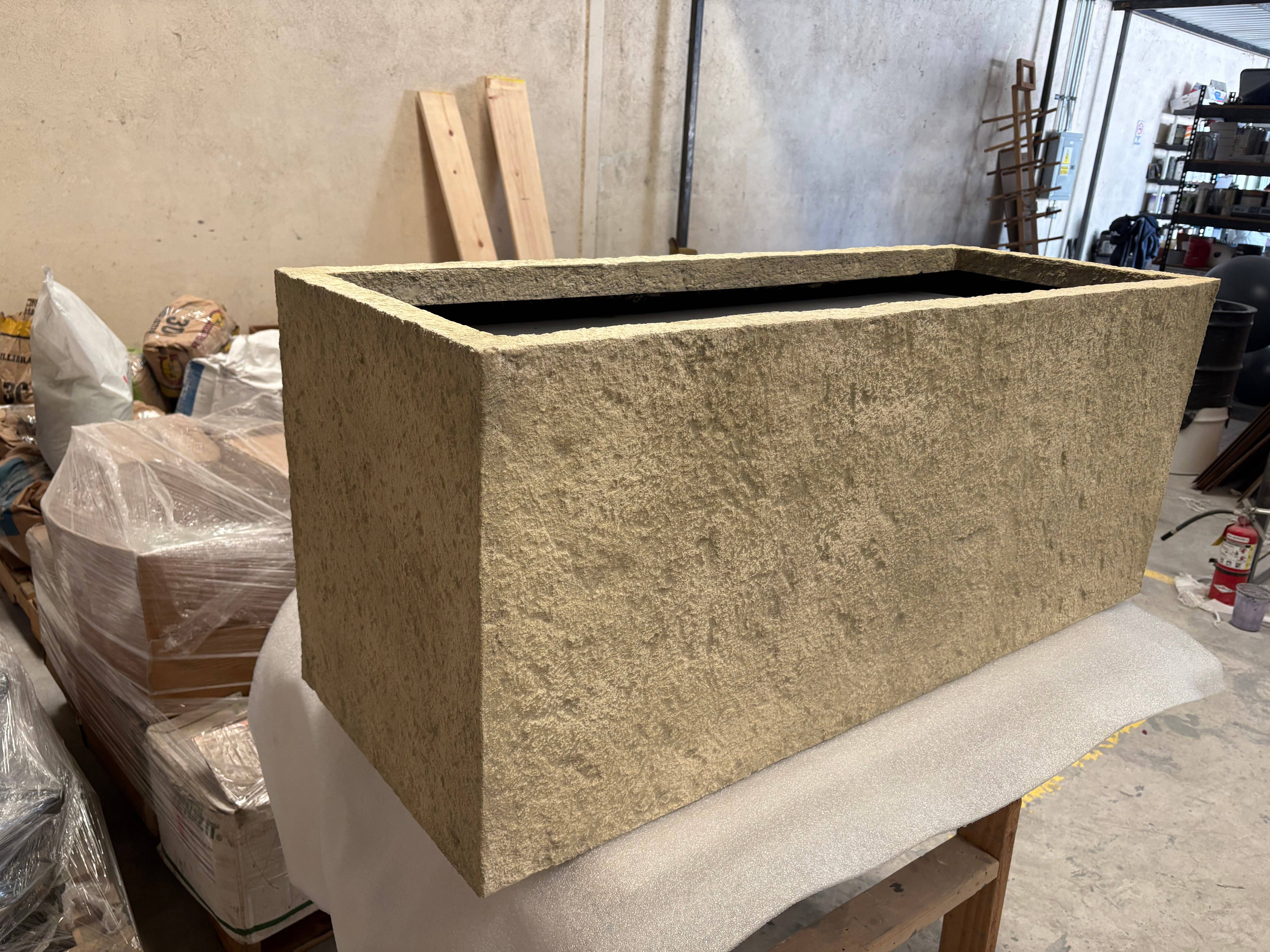 Tikal Composite Designs - Wholesale Planter Box - Faux Stone Planter - Custom Sizes Available4