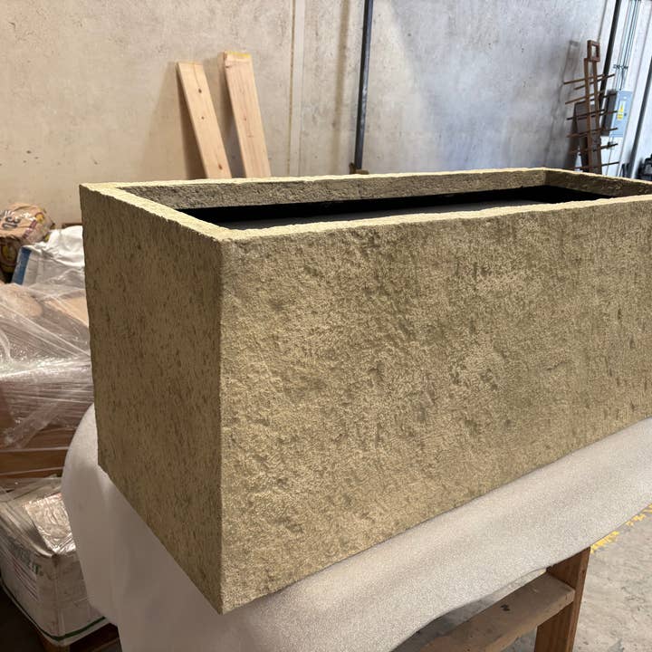 Tikal Composite Designs - Wholesale Planter Box - Faux Stone Planter - Custom Sizes Available4