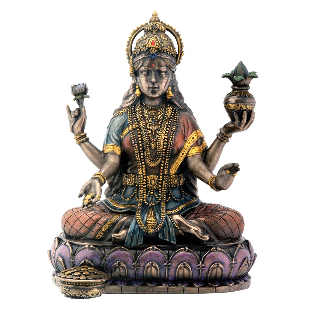 Pacific Trading - Vendita all'ingrosso Statuette decorative - Statua di Lakshmi Indù Orientale0