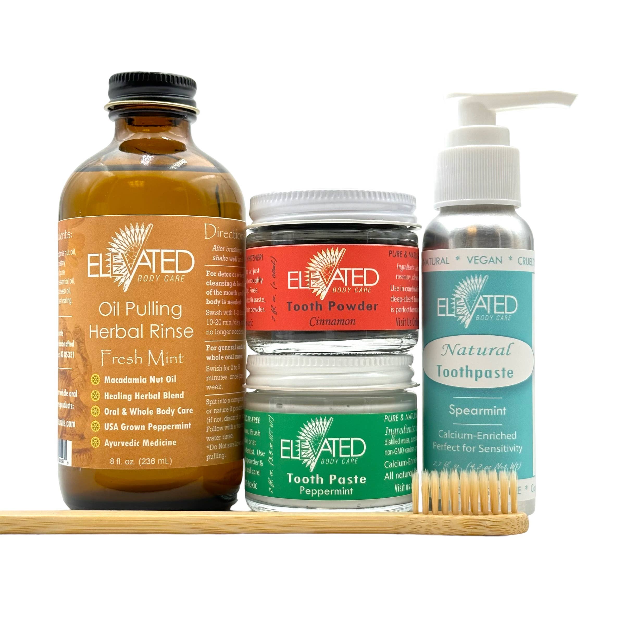 Taylor's Naturals - Wholesale Mouthwash - ELEVATED - Oil Pulling Herbal Rinse Ayurvedic Oral Care9