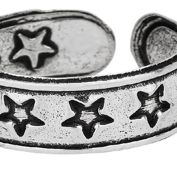 Ensemble de bagues d'orteil en argent sterling Day at the Circus pour la vente par Tiger Mountain Jewelry