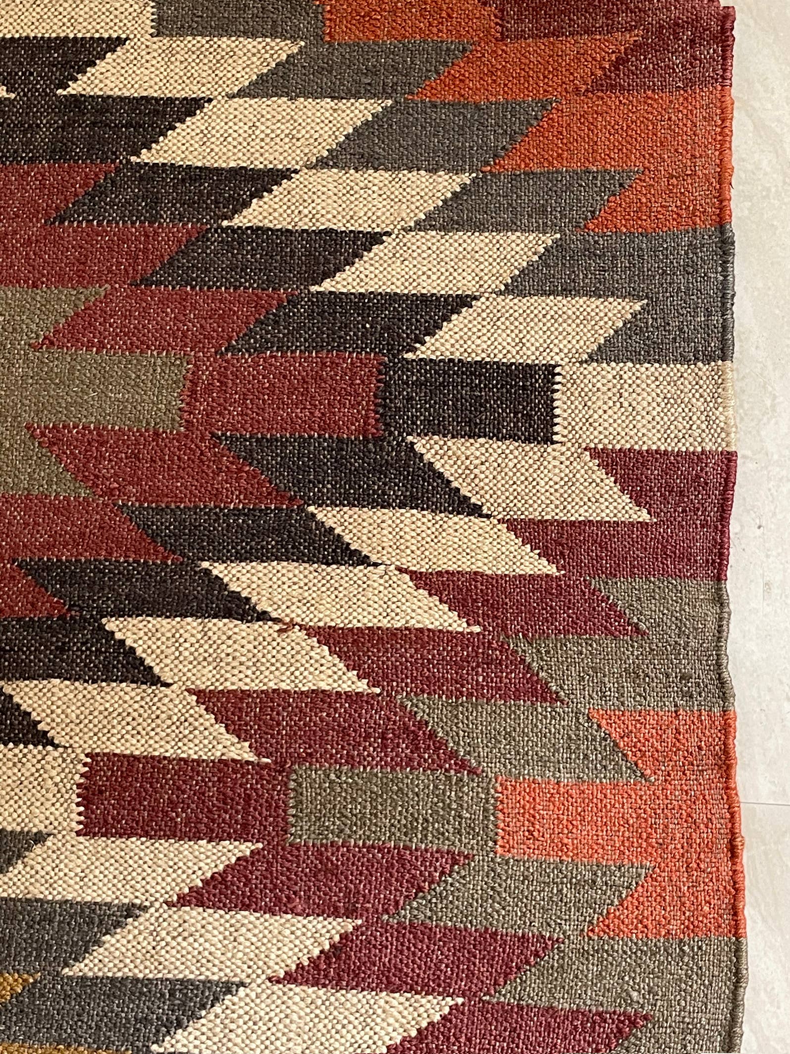 Rugs Boutique – wholesale Area rug – 3 x 8 Ft - Jute\Wool Handmade Kilim RugCarpet,Home Decor.6