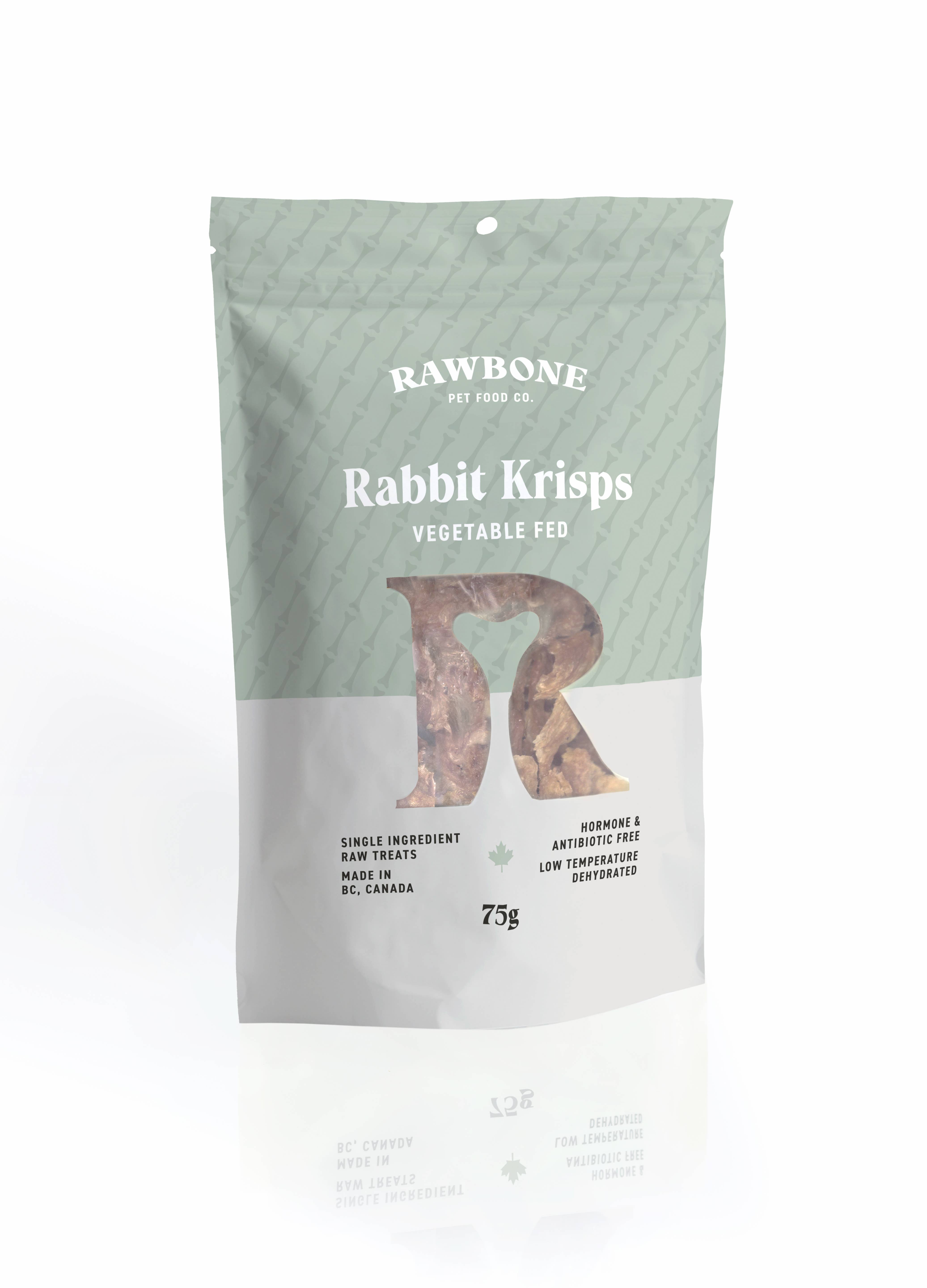 Rawbone - Wholesale Pet Treats - Dog - Rawbone Premium Rabbit Krisps – 75 g
