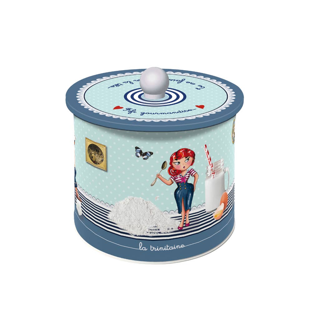 Delicatessen Spanish Food - Vente Biscuits - Boîte ronde métal La Trinitaine de 375 g pour biscuits