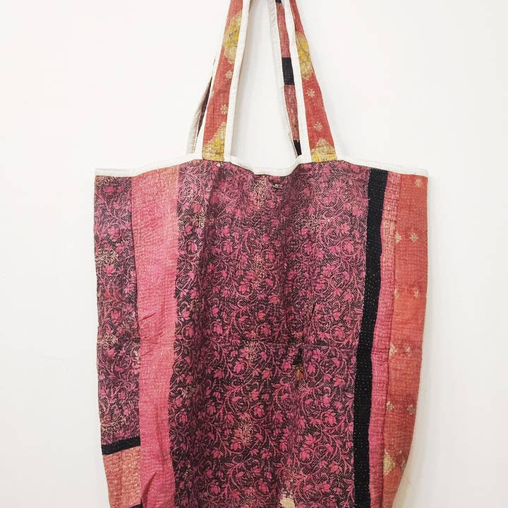 Indigo Collection - Wholesale Tote Bag - Women's - VINTAGE KANTHA TOTE7