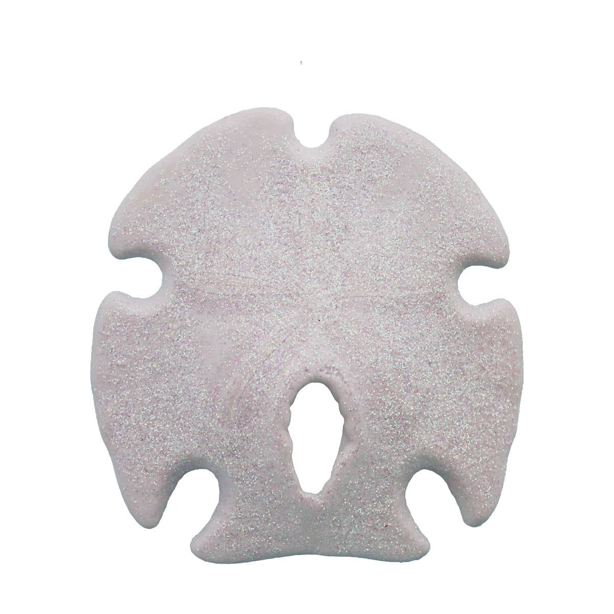 California Seashell Company - Wholesale Ornament - Large Arrowhead Sand Dollar Glitter Ornament1