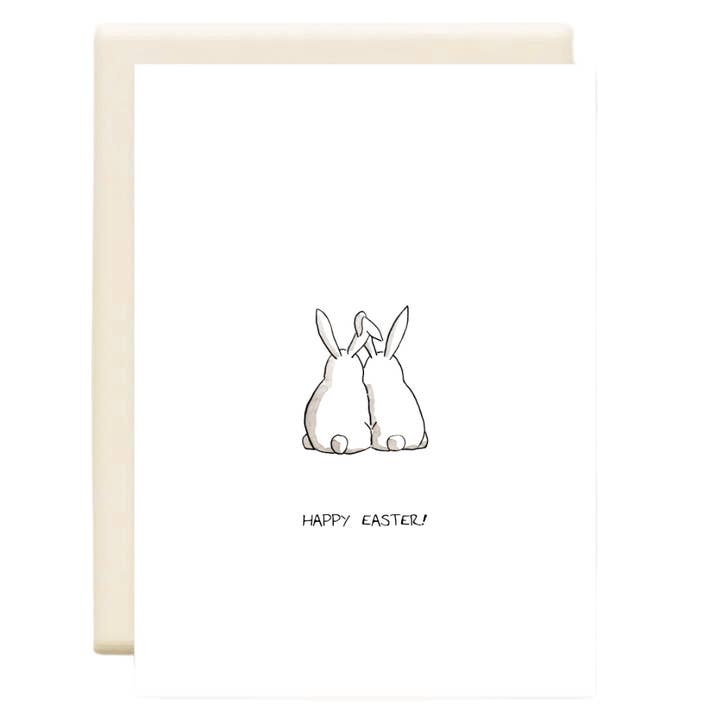 Amour du Lapin de Pâques | Carte de Vœux de Pâques pour la vente par Inkwell Cards