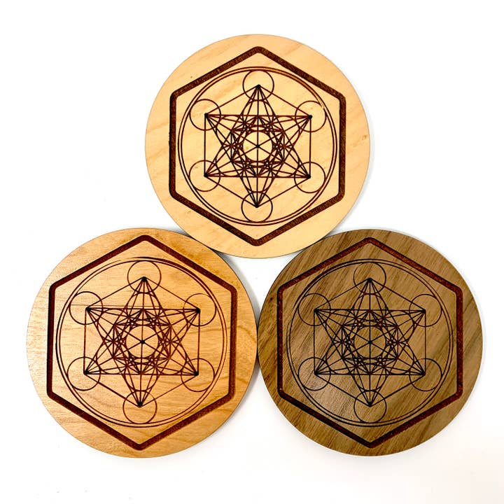 Suporte de incenso - Geometria Sagrada: Metatrons Cube: meditação por atacado de Insert Brand Here Shop