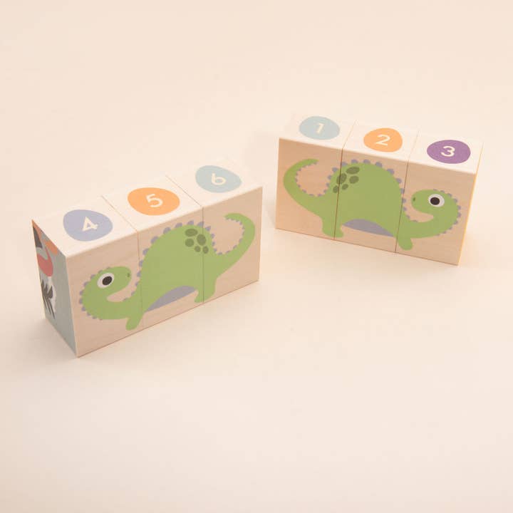 Uncle Goose Environments Dinosaur Blocks for wholesale by Uncle Goose
