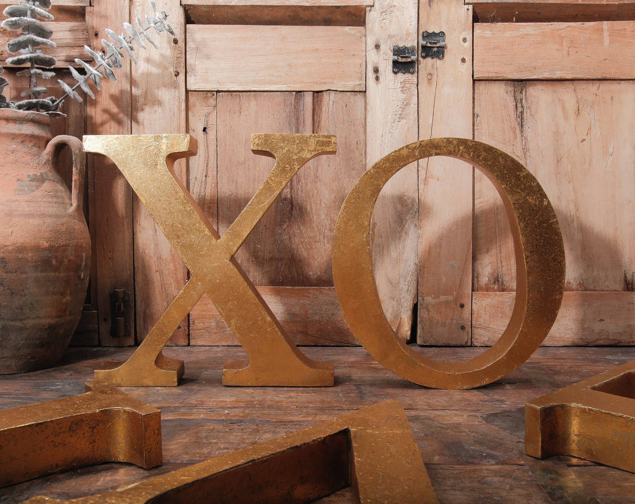 Golden Oldies Antiques – wholesale Dimensionell/3D-väggkonst – Metallbokstäver - Vintage Reproduktion1