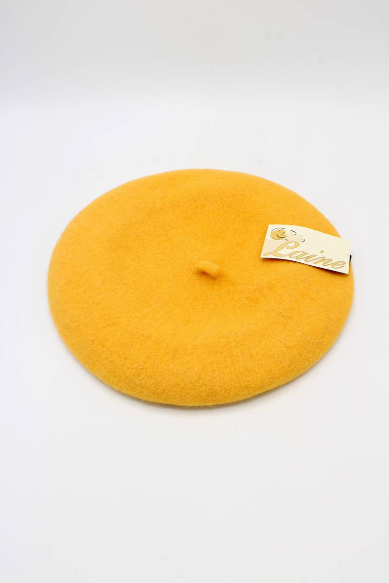 Hologramme Paris - Vendita all'ingrosso Basco - Unisex - Berretto classico in pura lana107