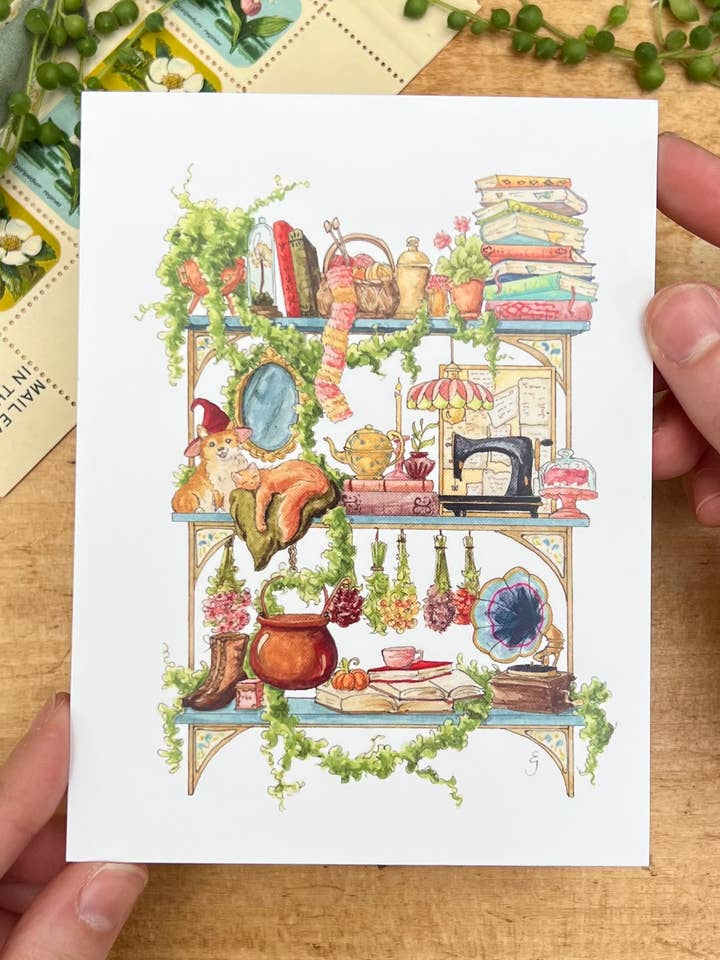 The Hedge Witch's Shelves Postcard and other Purchase Wholesale dizzy lizzy. Free Returns & Net 60 Terms on Faire trending on Faire.