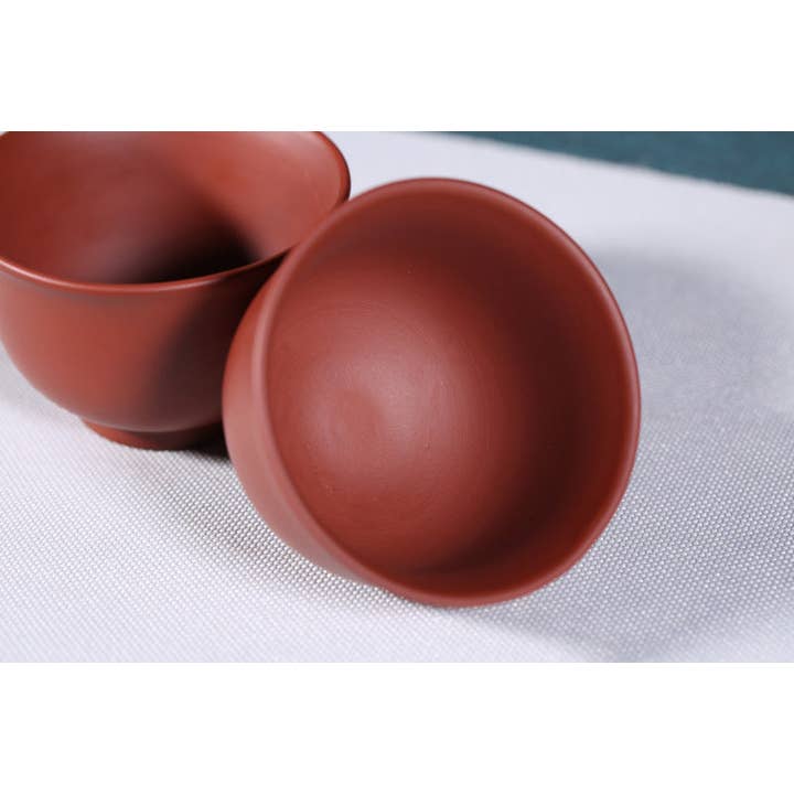 Gohobi (We cover U.S. import duties) - Wholesale Coffee/tea cup - Gohobi Red Yixing Clay Ceramic Classic Tea Cup9