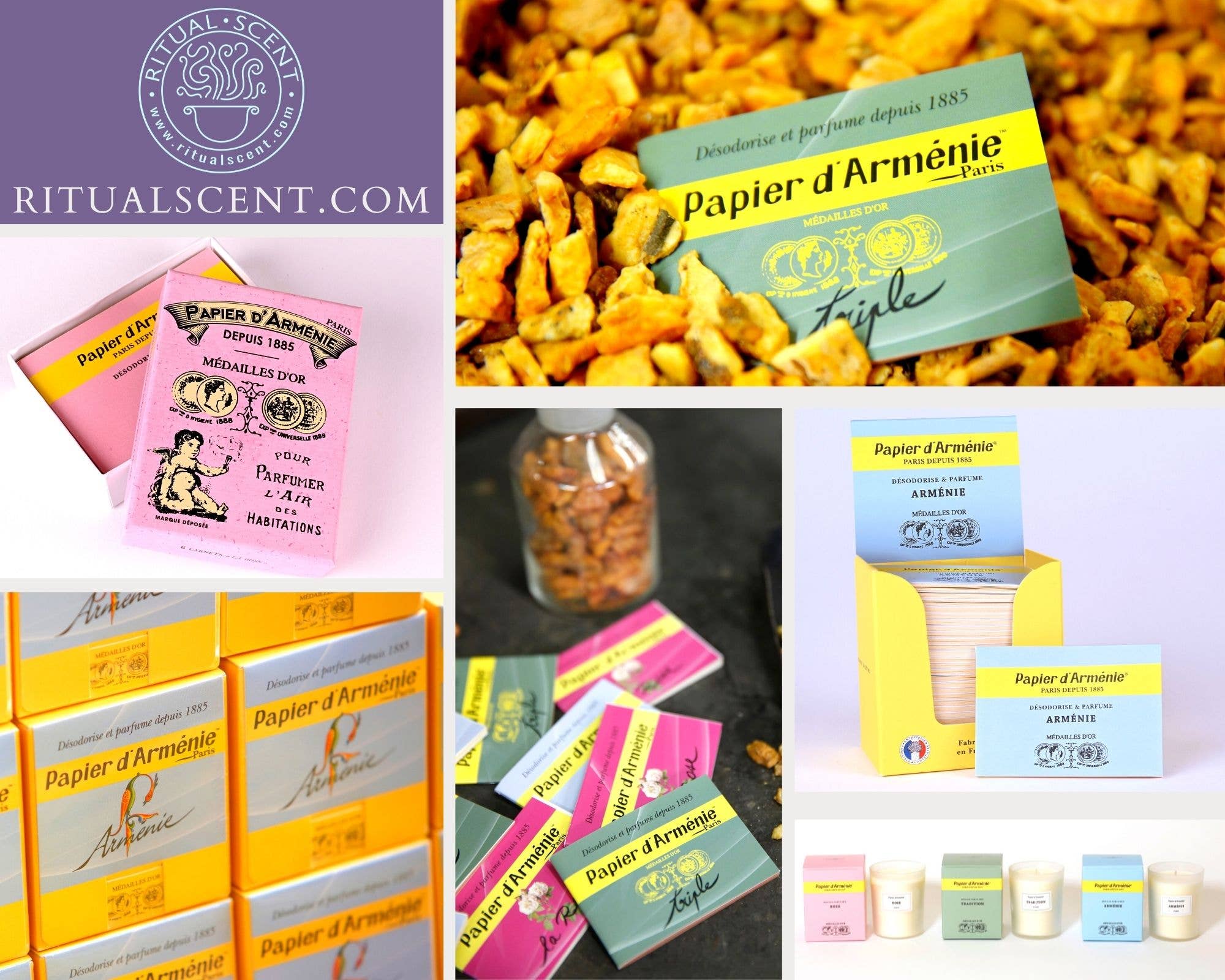 Ritual Scent – Großhandel Räucherwerk – Papier d'Arménie französische Räucherpapiere – Duft „Tradition“5