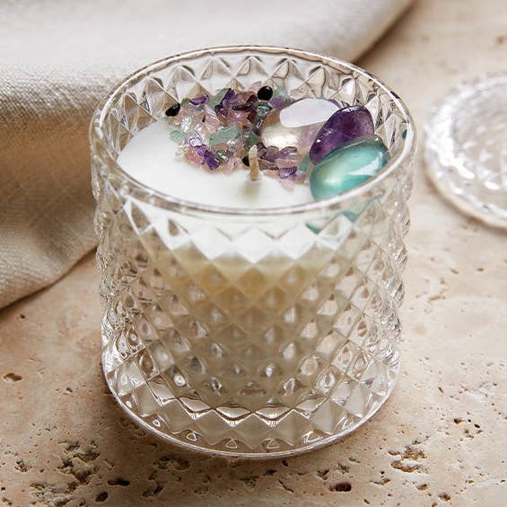 Hocus Pocus Crystal Candle - Medium for wholesale by Silk oil of Morocco