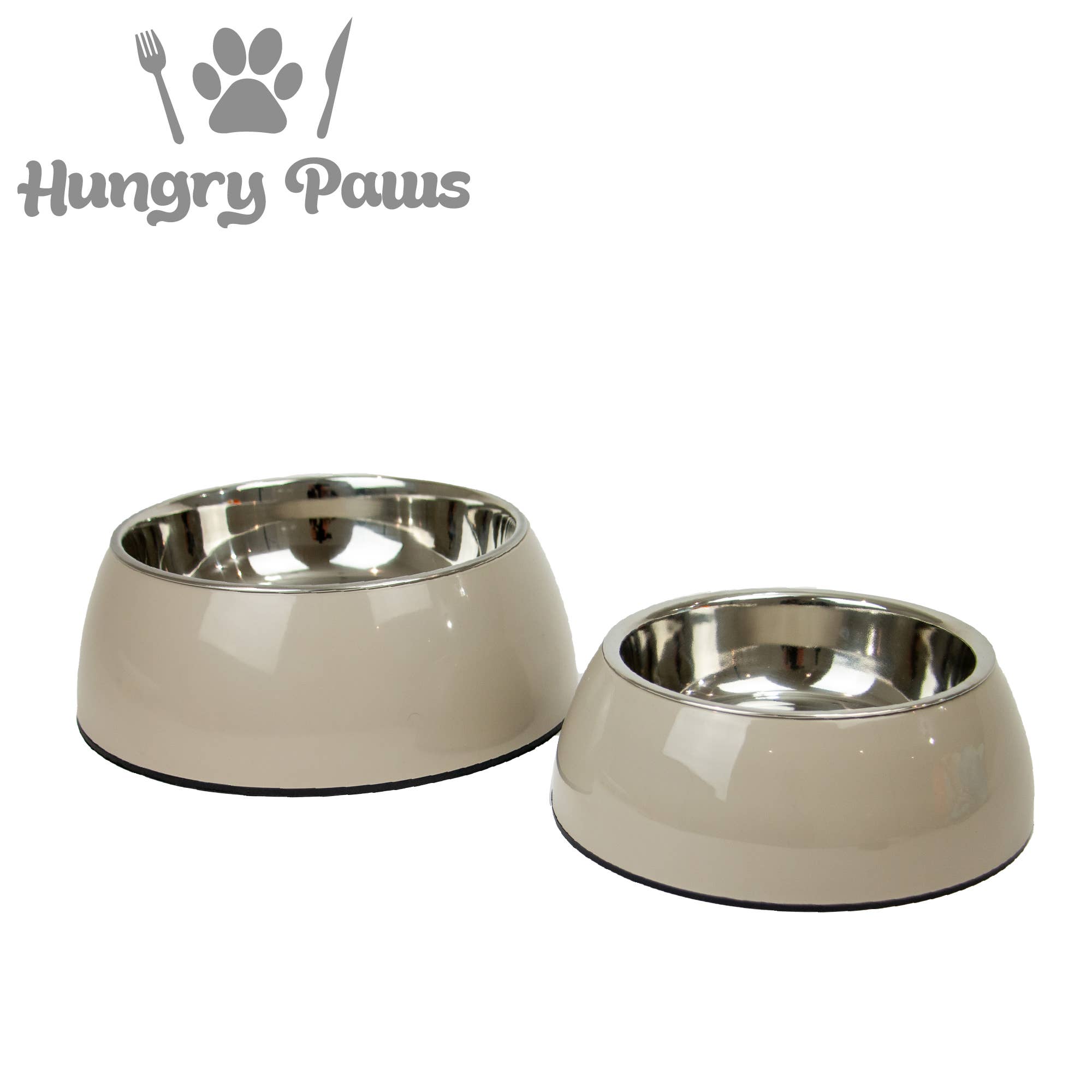 Ancol Pet Products Ltd - Wholesale Pet Bowl - Cat/Dog - Oatmeal Stainless Steel Double Walled Bowl ( L or XL )2