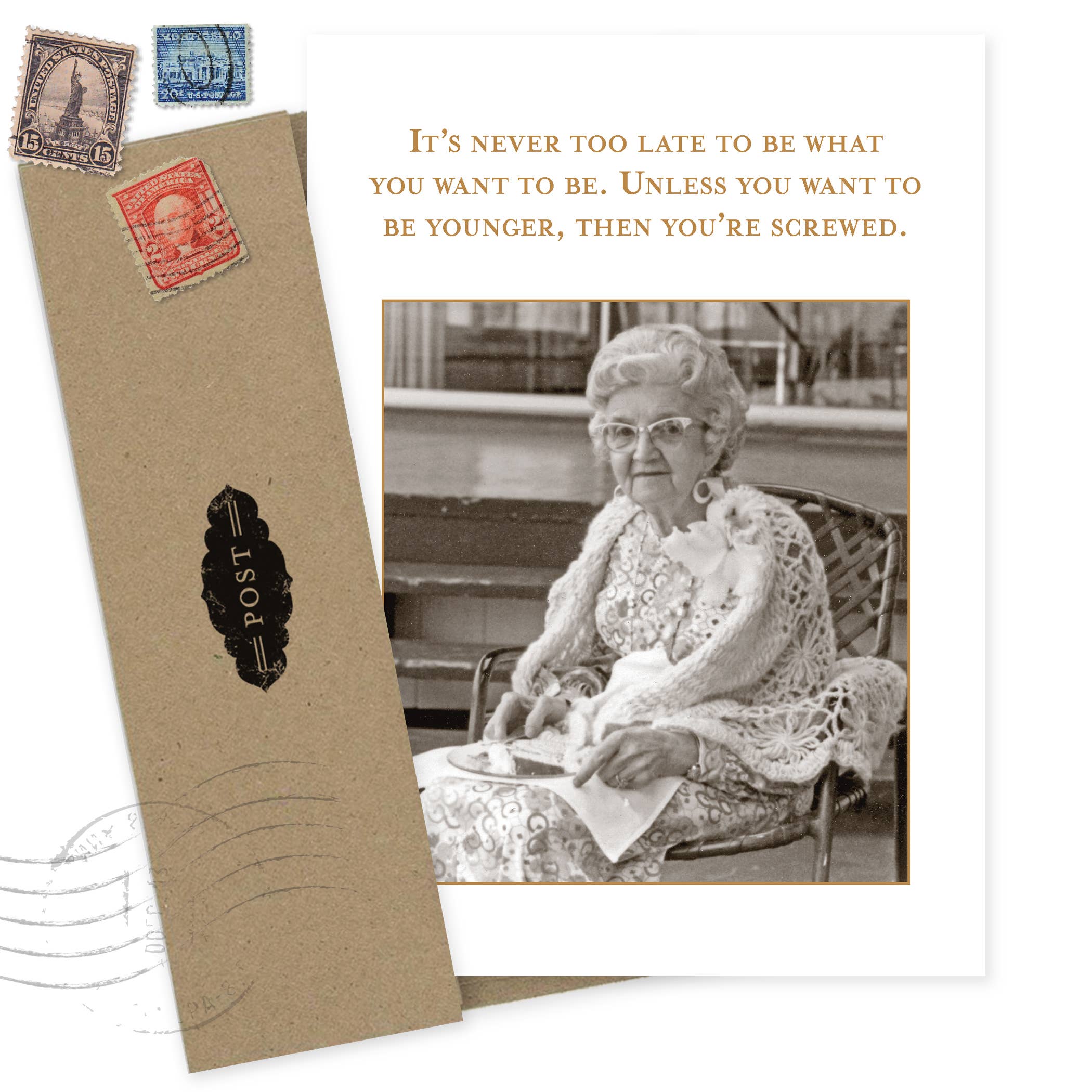 Shannon Martin Design - Wholesale Birthday Card - Never Too Late Birthday Card2