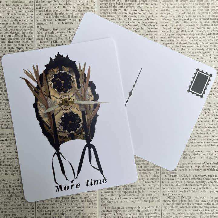 Postcard - Charm for More Time for wholesale by Aimee Miller Art