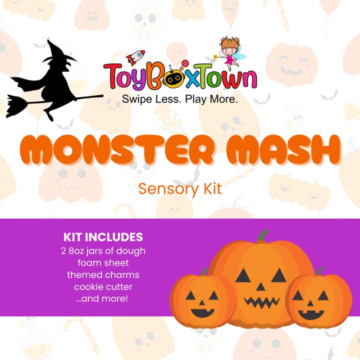 ToyBoxTown - Wholesale Putty/Slime - Kids - Monster Mash Halloween Sensory Dough Kit for Kids Ages 3 and Up7