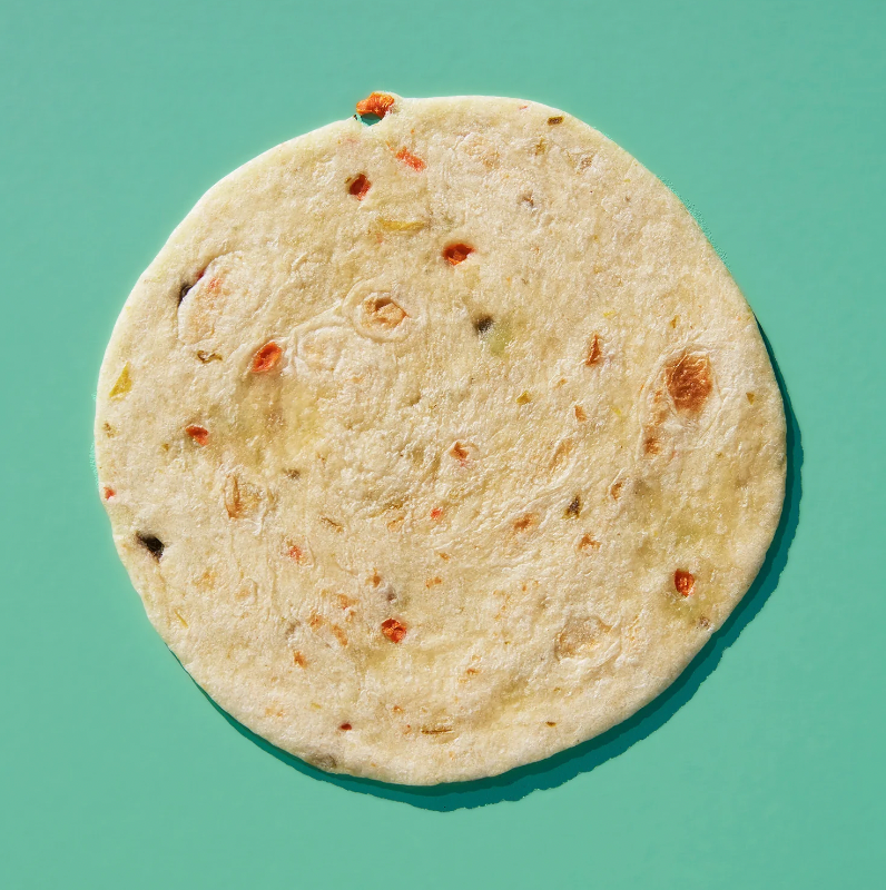 Eureka Tortilla - Wholesale Bread/Tortilla - Pickled Jalapeño & Carrot Flour Tortillas (Vegan)3