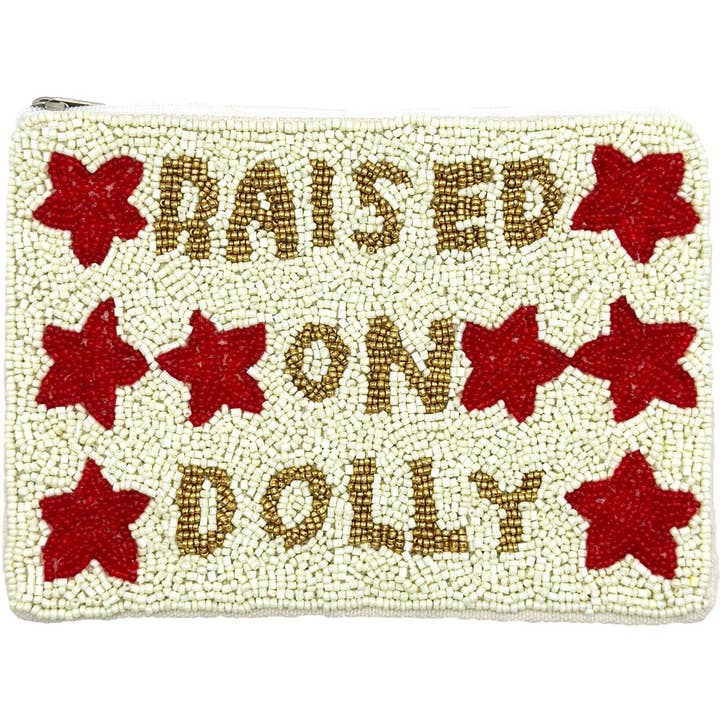 Ole - Wholesale Coin Purse - Women's - Double Sided RAISED ON DOLLY Beaded Coin Purse LAC-CP-1056