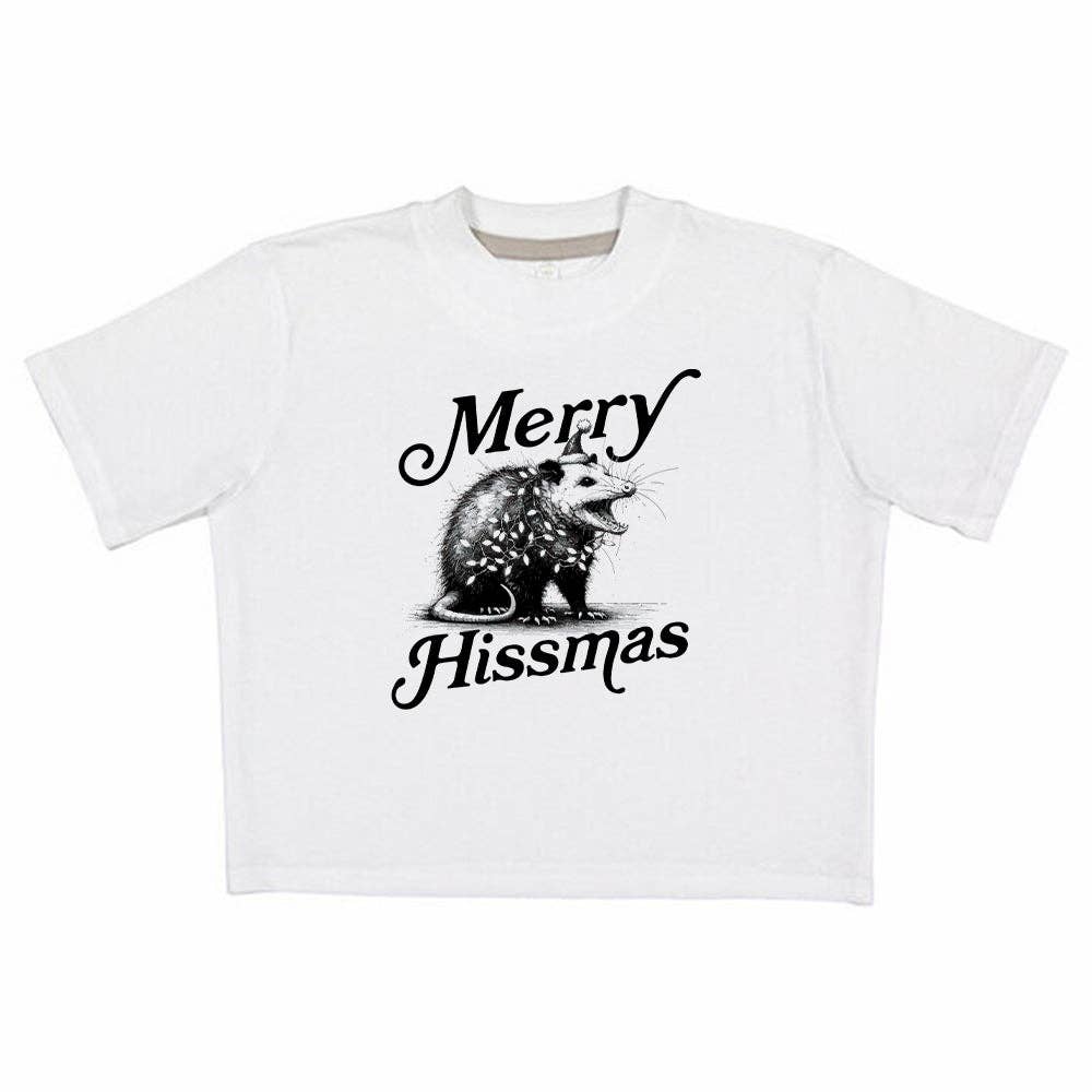 Let's Get This Thread - Wholesale Screen Printed T-Shirt - Unisex - Merry Hissmas Script4