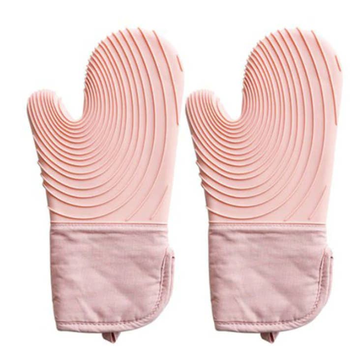 Homerely (We Cover All Import Duties) - Wholesale Oven mitt/pot holder - 2Pcs Silicone Heat Proof Gloves2
