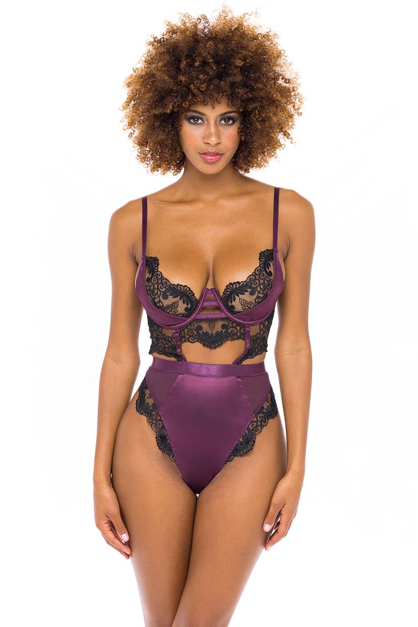 Italian Plum Black CADENCE TEDDY for wholesale on Faire1
