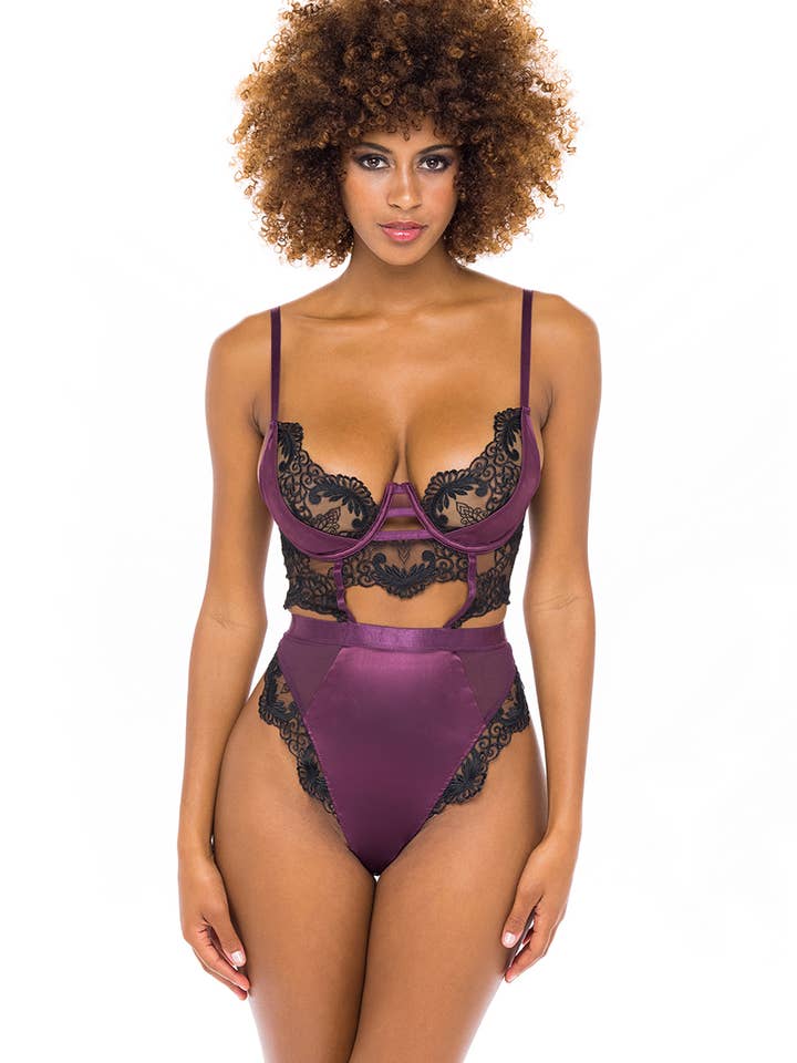 Italian Plum Black CADENCE TEDDY for wholesale on Faire1