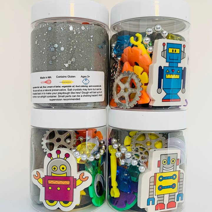 Robot On-the-Go Dough Jar for wholesale by Bloom and Grow Creative