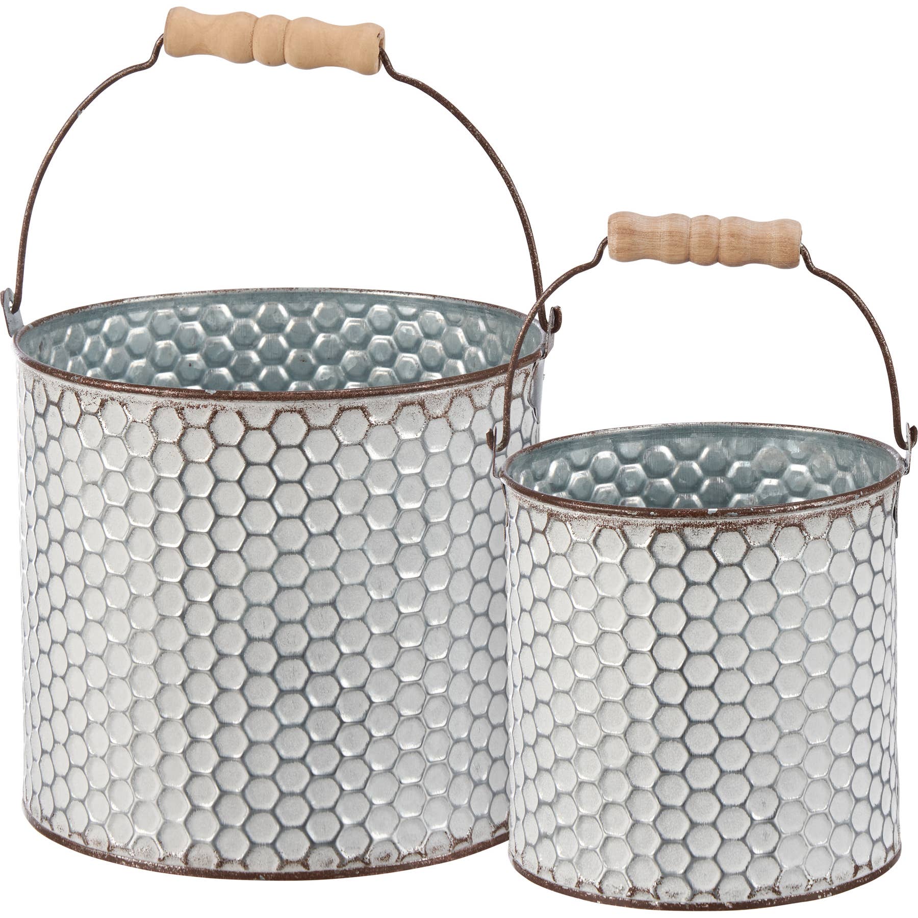 Primitives by Kathy - Wholesale Storage Bin - Honeycomb Bucket Set3