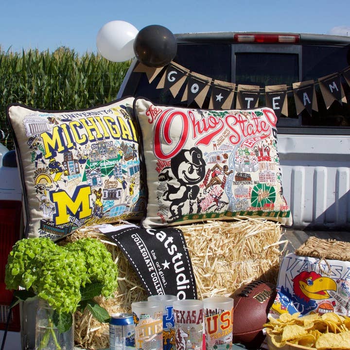 catstudio - Wholesale Throw/Decorative Pillow - Ohio State University Collegiate Embroidered Pillow3