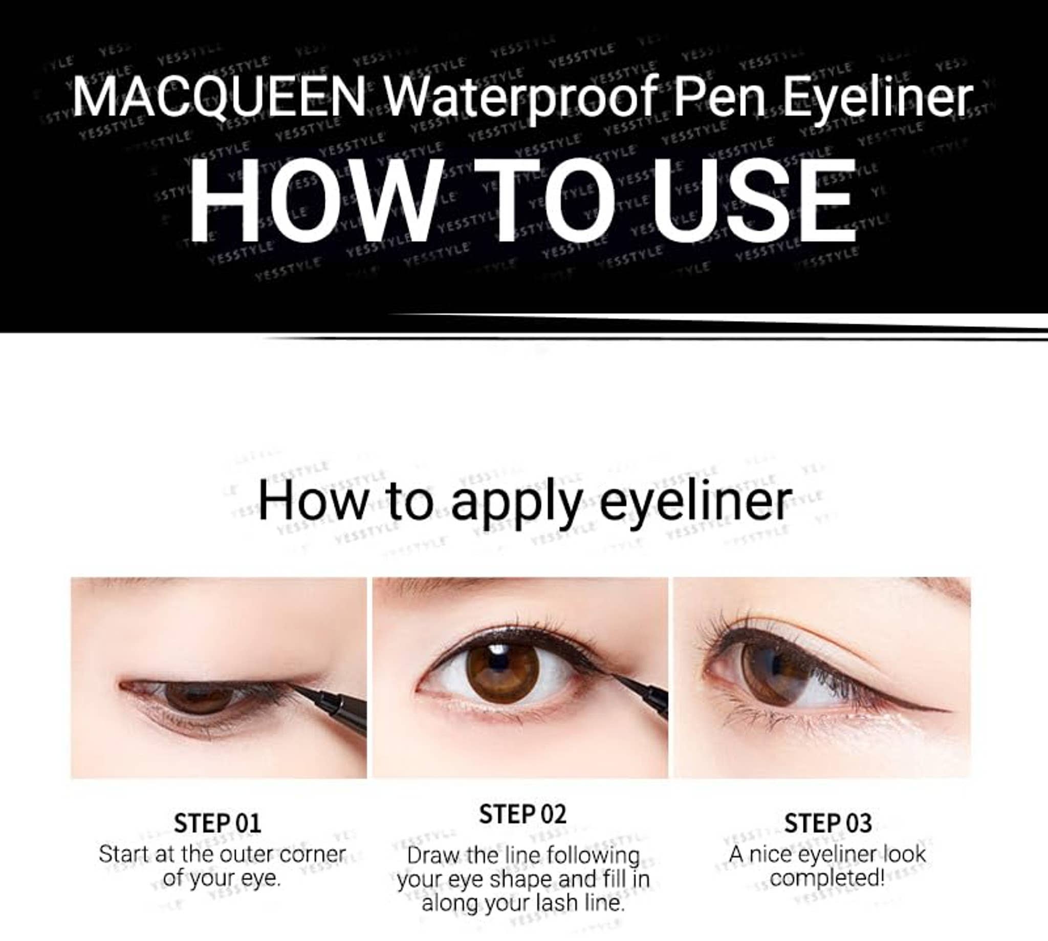 Best Beauty Group - Wholesale Eyeliner/Pencil - MQNY Waterproof Tattoo Eyeliner Pen in 3 Shade7