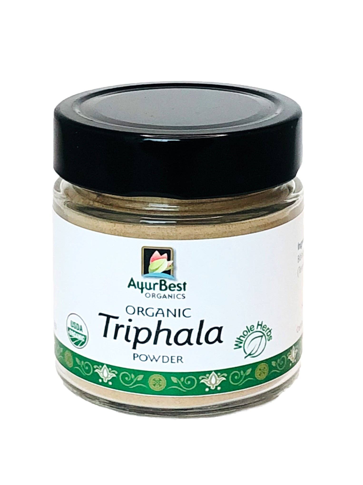 Komal Herbals, Inc - Wholesale Herbs - Wholesale Spices & Herbs - Triphala Powder, Organic 5 oz (143g) Jar0