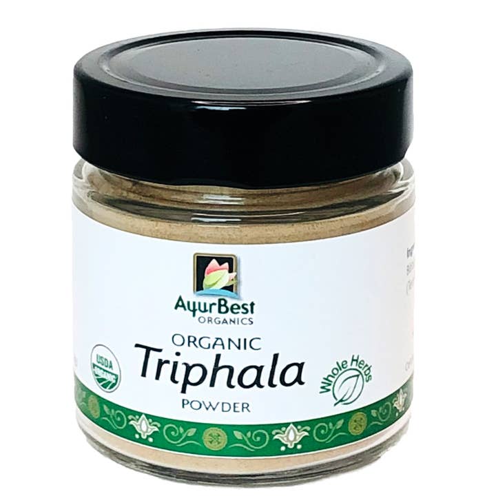 Komal Herbals, Inc - Wholesale Herbs - Wholesale Spices & Herbs - Triphala Powder, Organic 5 oz (143g) Jar