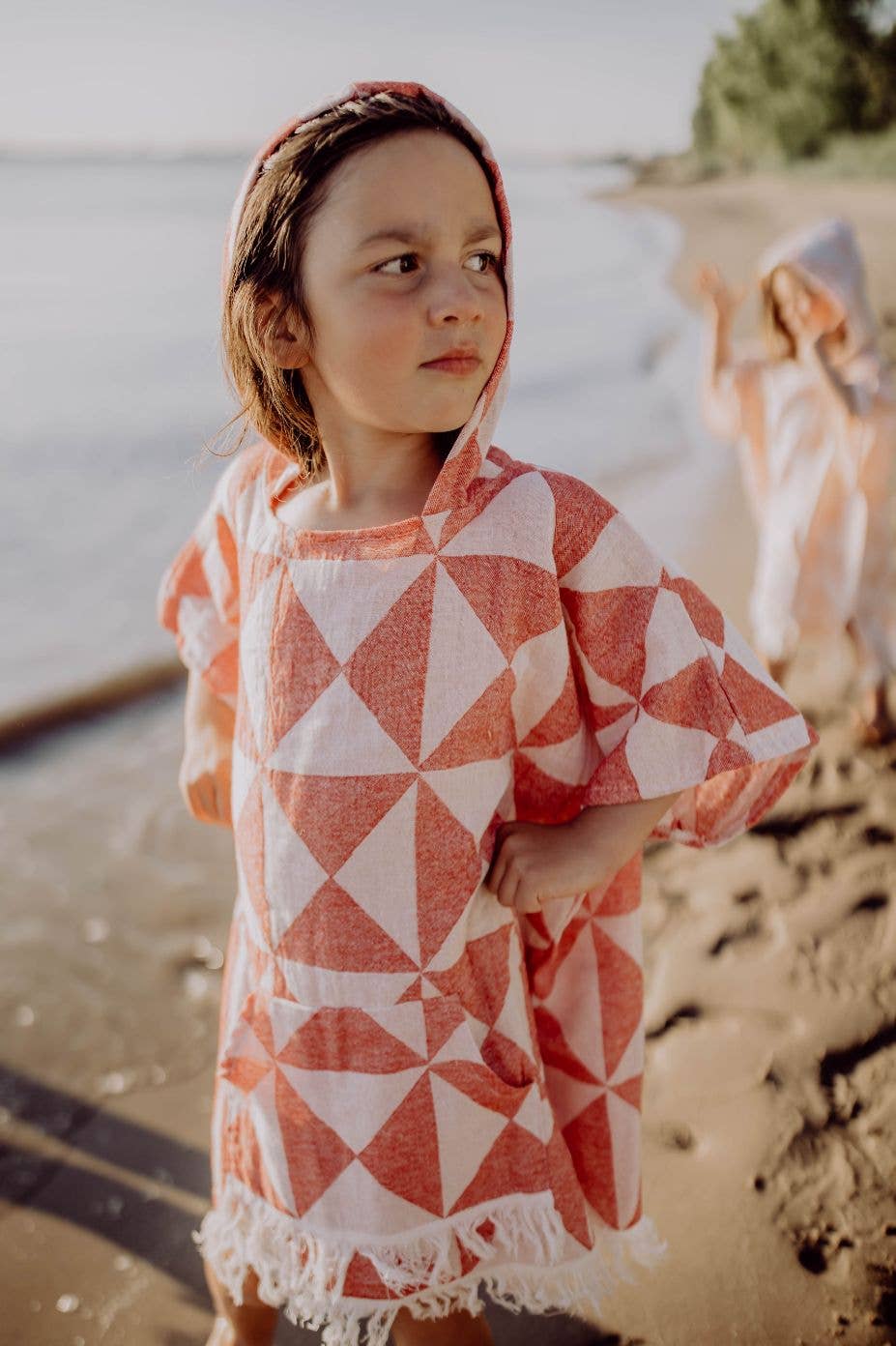 Ecobain - Wholesale Poncho - Women's - Poncho/Surf Poncho/Bath Poncho “Symique” 100% cotton, E6