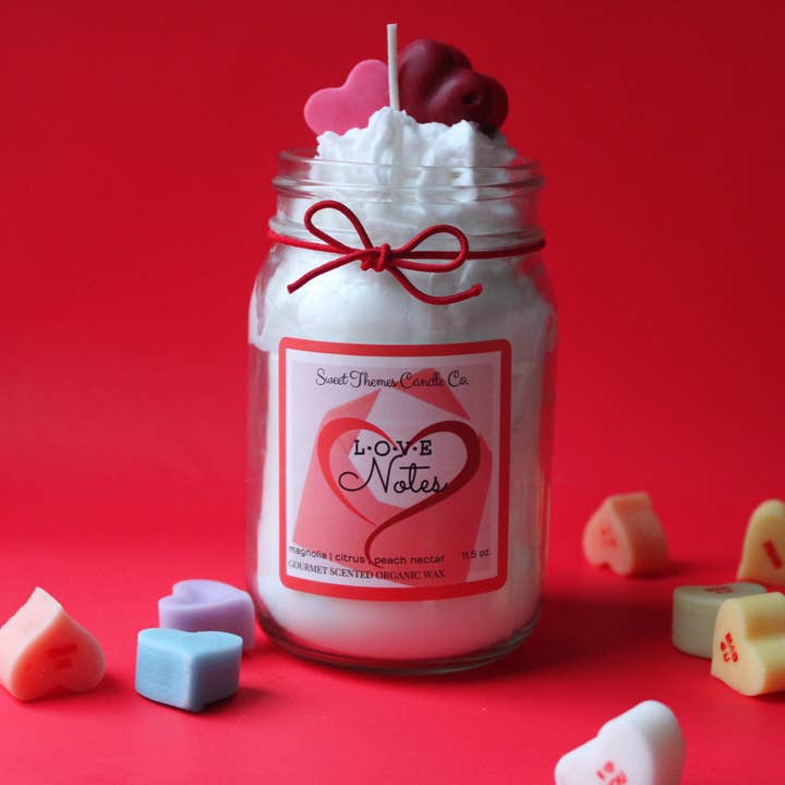 Love Notes for wholesale by Sweet Themes Candle Co.