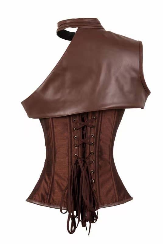 Western Fashion - Wholesale Corset - Women's - Steampunk corset with cape3
