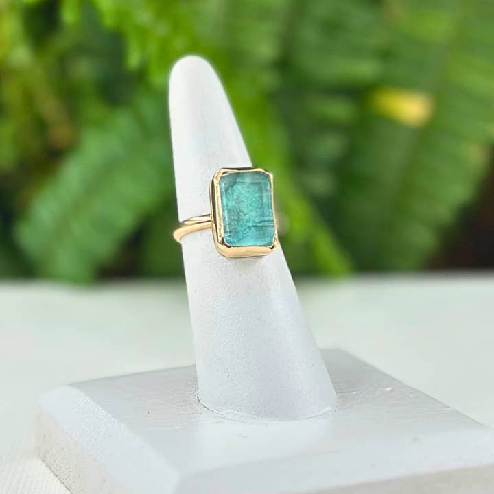 Guldfylld & Kapa Tyg Ring för wholesale av Zaffera Studios