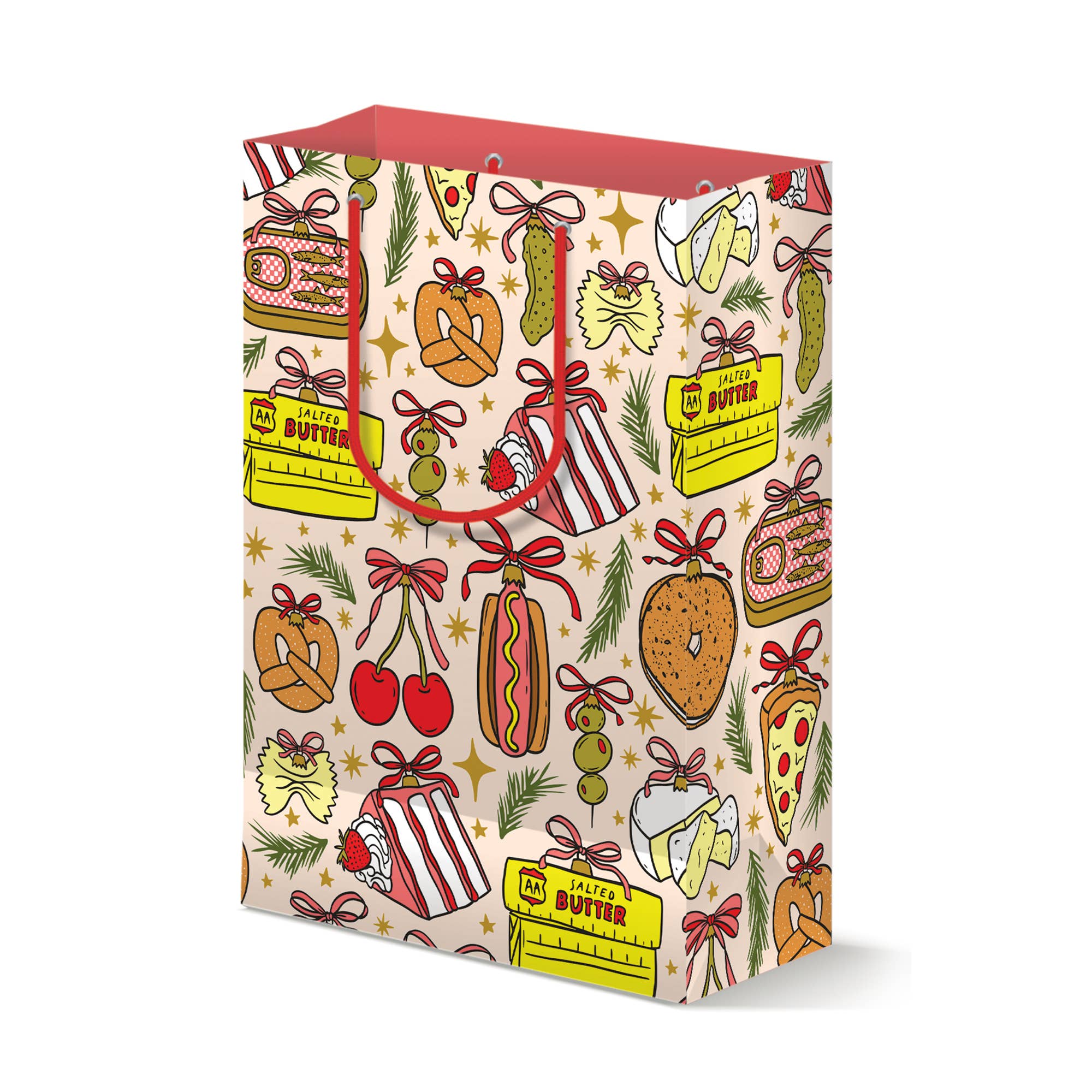 Boss Dotty Paper Co. - Wholesale Gift Bag - Season's Eatings Holiday Gift Bag1