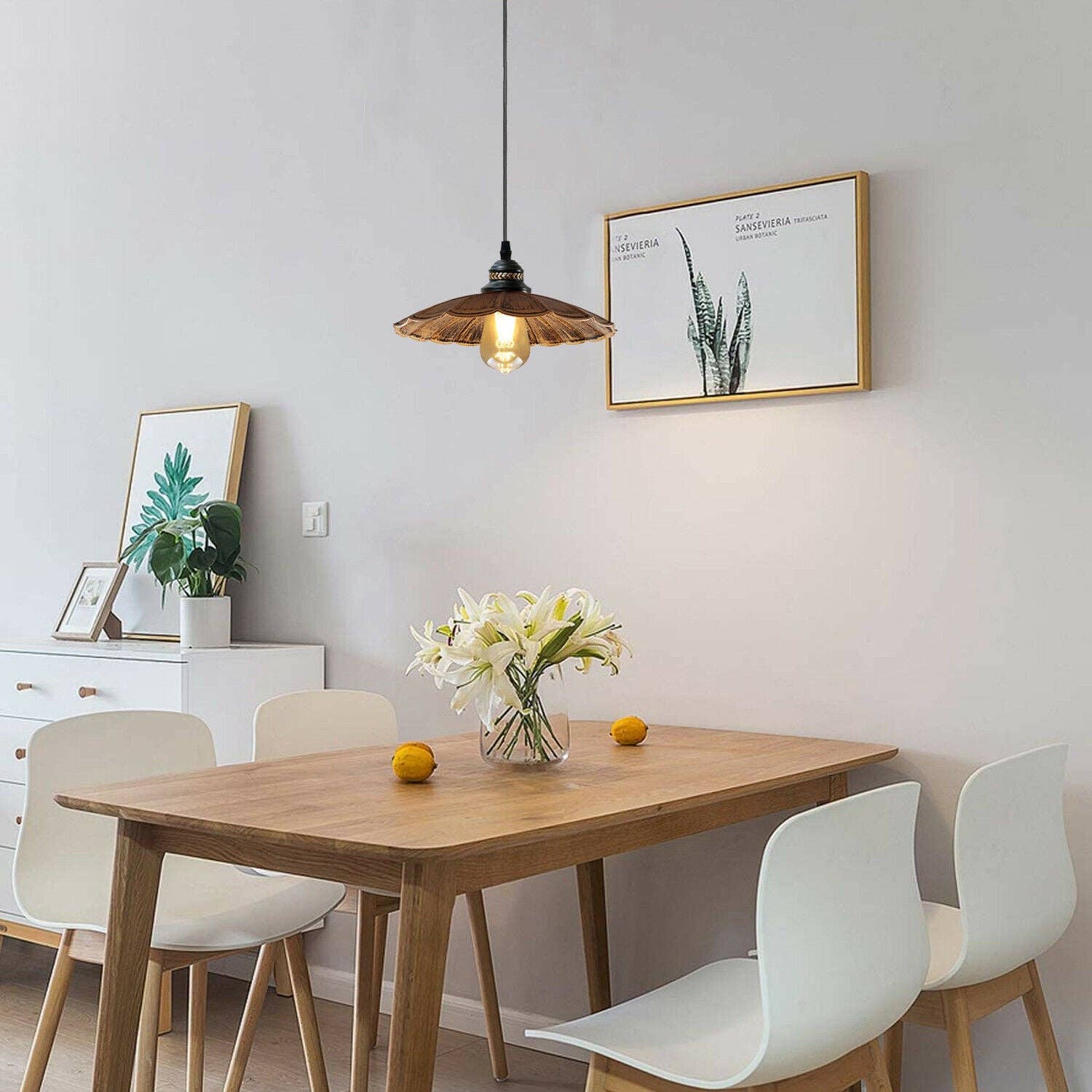 Ledsone - Wholesale Chandelier/Hanging Light - Wavy Shade Retro Style Metal Vintage Ceiling Pendant Lamp Light Modern Lighting Industrial Design~141110