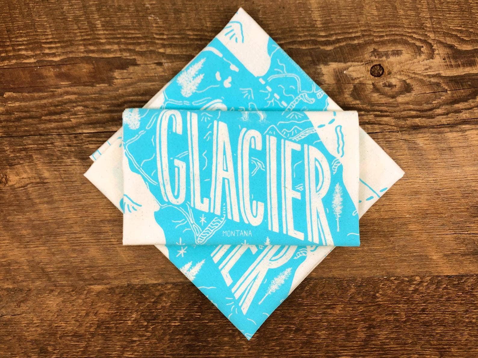 Noteworthy Paper & Press - Vente Bandana – unisexe - Bandana glacier1