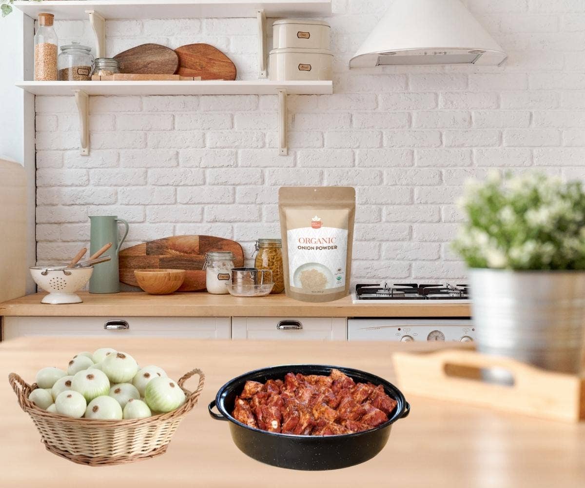 SPICY ORGANIC - Wholesale Dried Spice - SPICY ORGANIC Onion Powder - 100% USDA Organic - Non-GMO - Ready to Use Spice for Soups And Stews.9